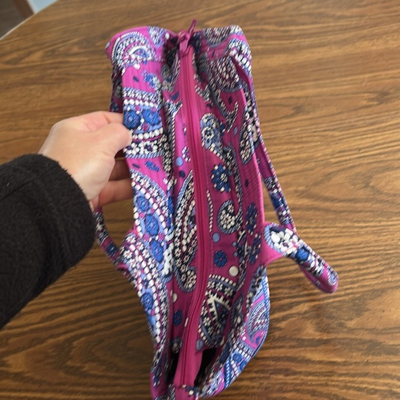 Vera Bradley Angle Tote Boysenberry - Picture 6 of 11